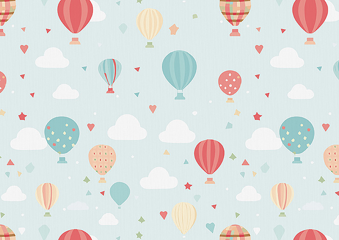 Balloon Festival, Multi - Twist&Fit Roman Blind - Image 7